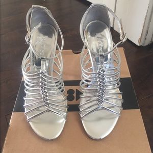 Silver heels